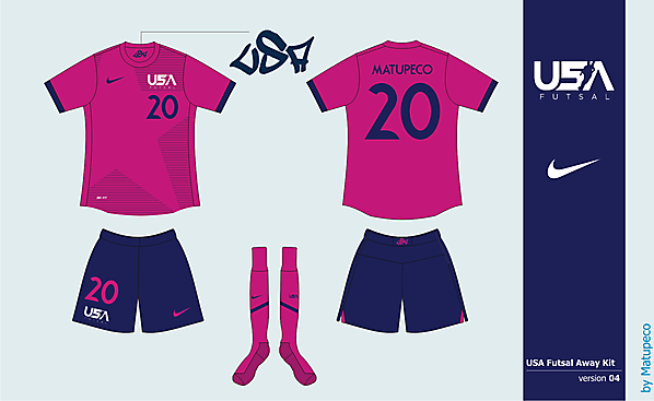 USA Futsal Away Version 04