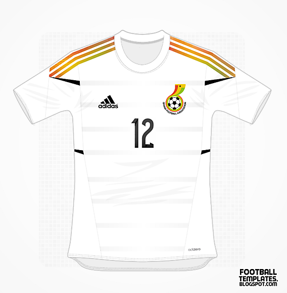 2014 Ghana Kit : Adidas ver.