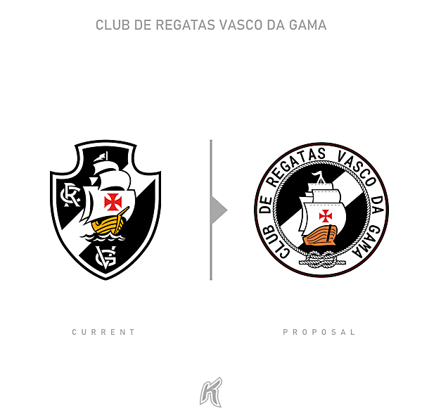 CR Vasco da Gama Logo Redesign