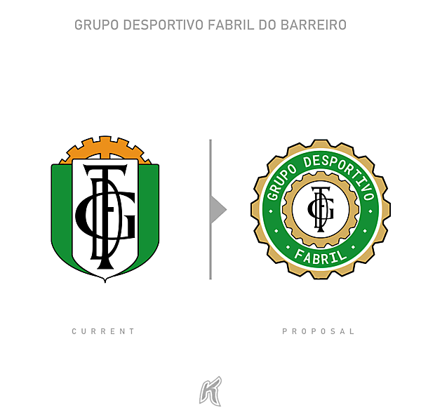 GD Fabril Logo Redesign