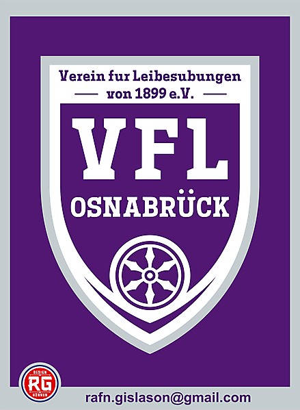 Logo 3,3cm Fussball Bundesliga AMBALLCOM #102 VfL Osnabrück Magnet 