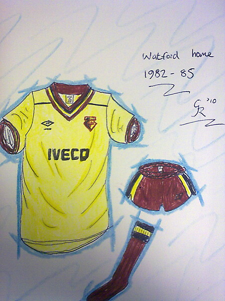 Watford home kits recent history