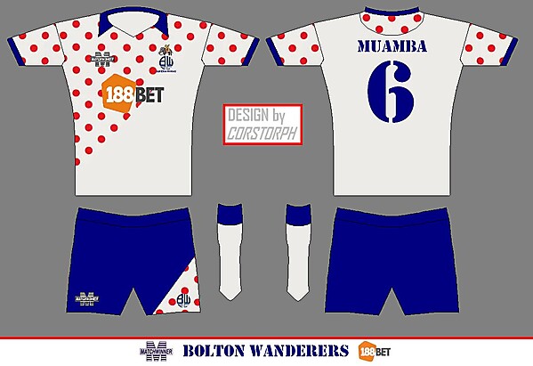 Bolton Wanderers Matchwinner Home Kit