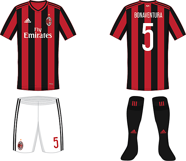 AC Milan Home kit