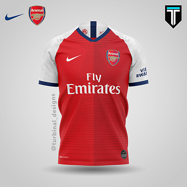 Arsenal X Nike Home Kit Concept