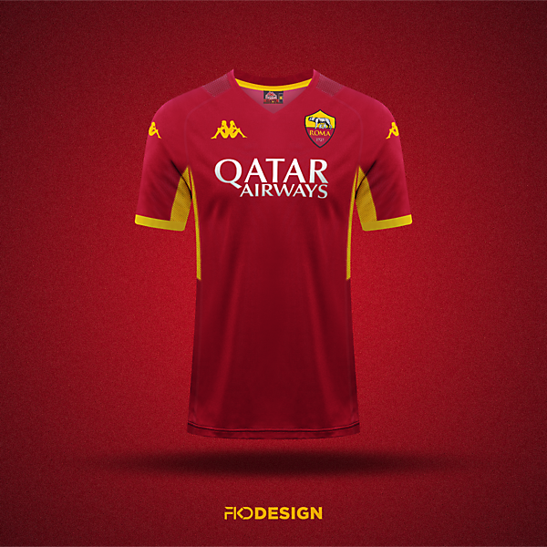 AS Roma || Kappa Home Jersey Concept