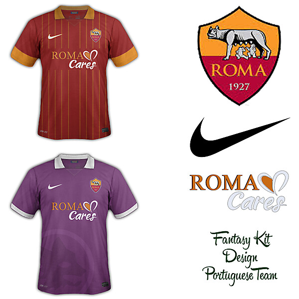 AS Roma Home and Away Fantasy Kit 2014/2015