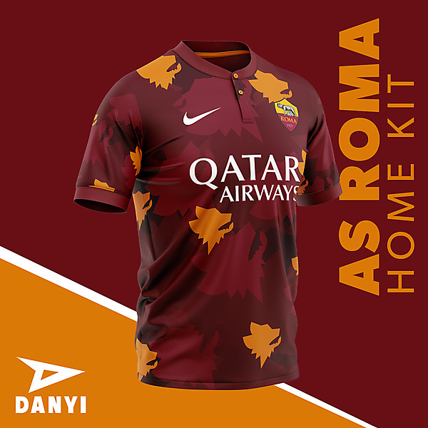 AS ROMA home kit by:Danyi