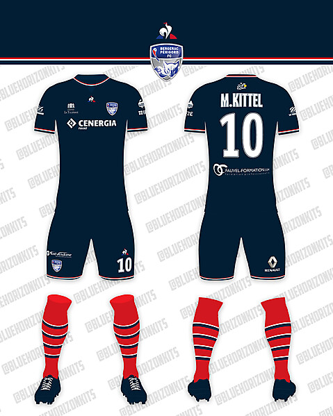 Bergerac Périgord FC Home Kit