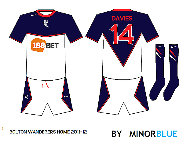 Bolton Wanderers home kit