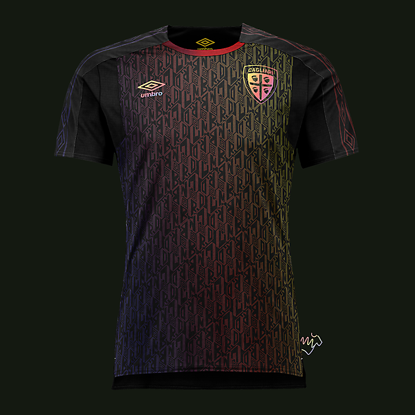 Cagliari third kit by @Umbro