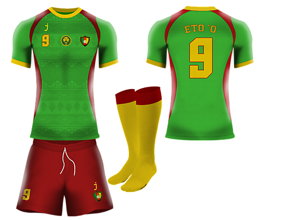 Cameroon home kit by j-sports