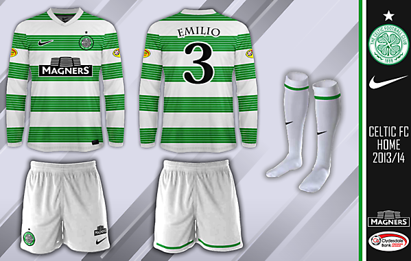 Celtic release new 2013/14 home kit