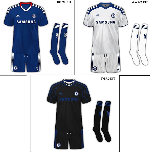 Chelsea FC Set Of Fanatasy Kits