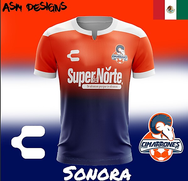 Cimarrones de Sonora Charly 2018 Home kit