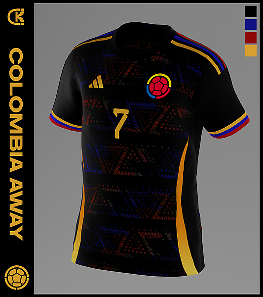 Colombia 2024 Away Concept
