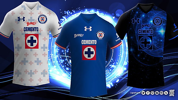 Deportivo Cruz Azul Under Armour Kits