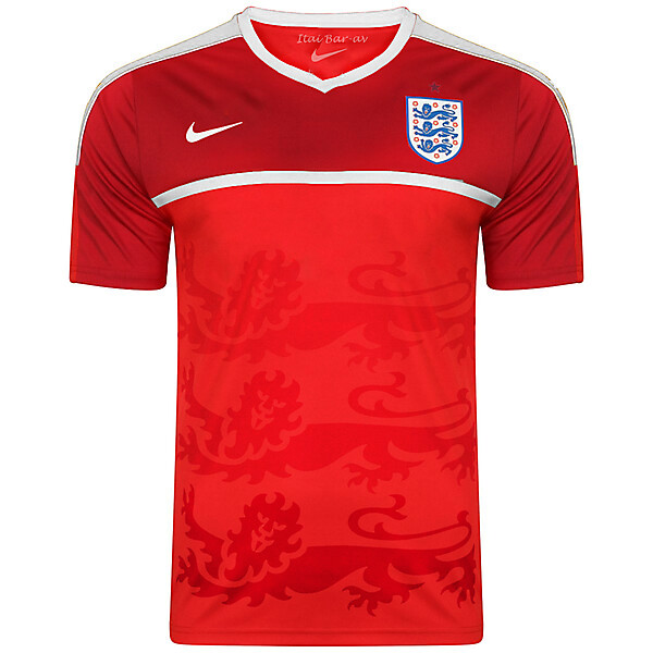 England Away Kit - 3 Lions