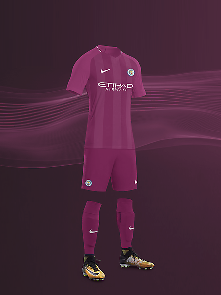 EPL NIKE KITS REDESIGN :Nike Manchester City Away 2017/18