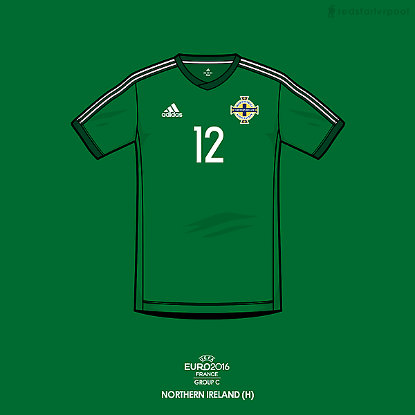Euro 2016 - adidas Northern Ireland home
