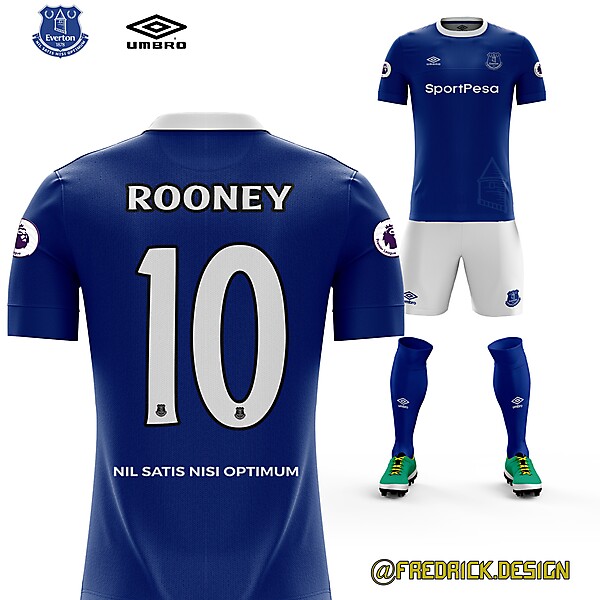 Everton x Rooney comes back