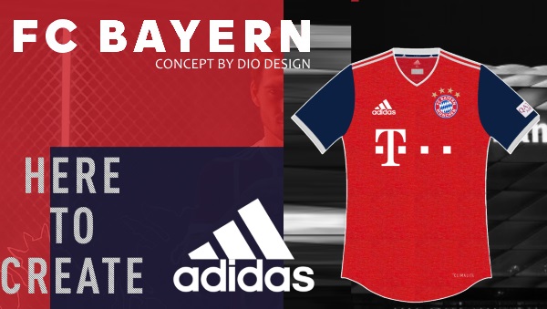 FC Bayern Home Kit by Dio Design