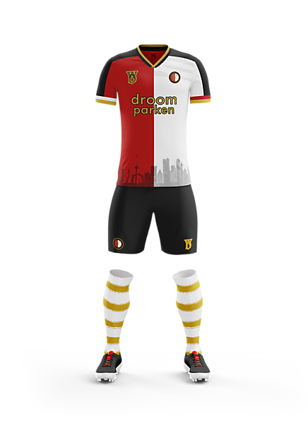 Feyenoord Rotterdam home kit