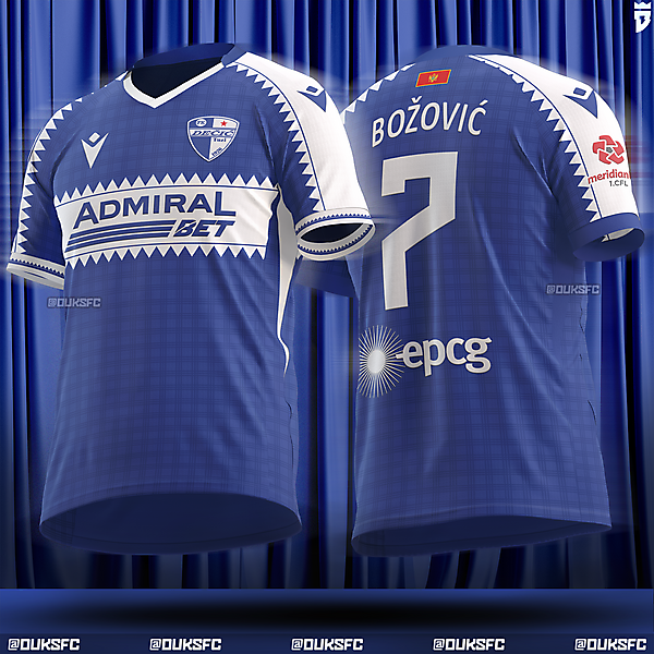 FK Dečić Tuzi (1.CFL Montenegro) - Away Kit