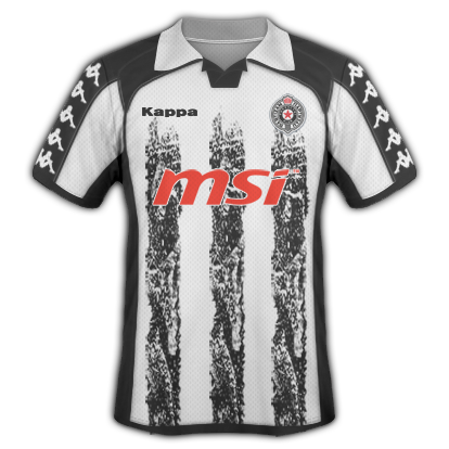 Partizan Belgrade 2010/11 Home Kit