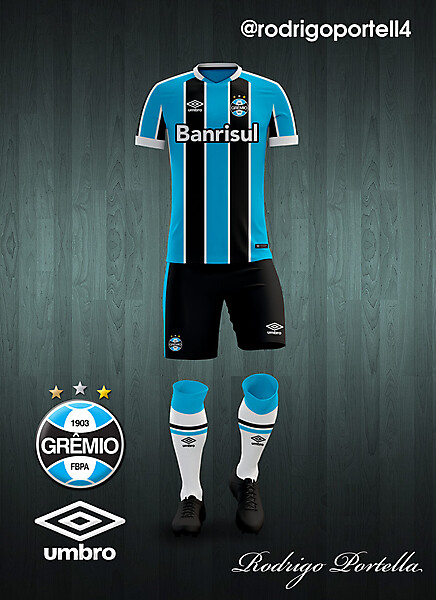 Grêmio 2016-17 home kit