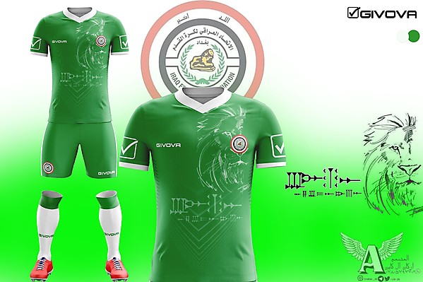 Iraqi team kit of my design