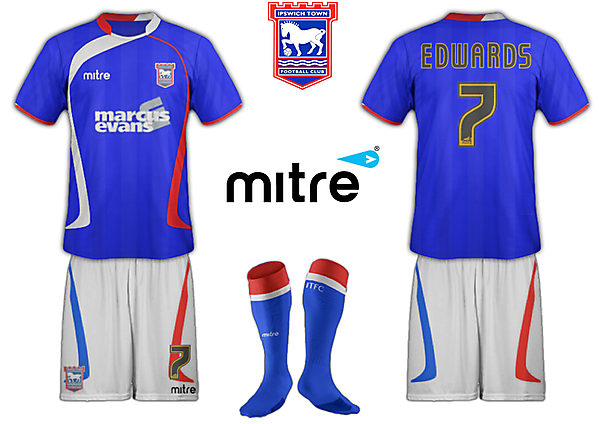 Ipswich Town Fantasy Home Kit