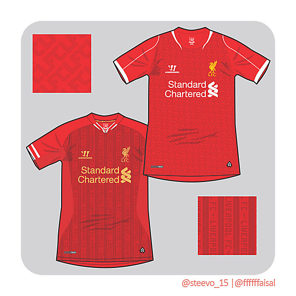 Liverpool FC 13/14 & 14/15 Design Mockup