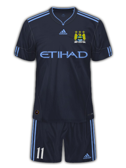 Man City Adidas Away Kit