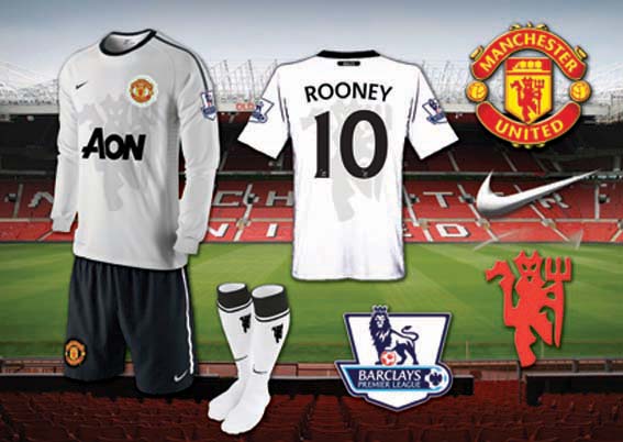 Man Utd White Away Kit