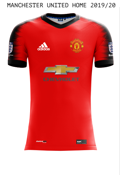 man utd home kit 2019