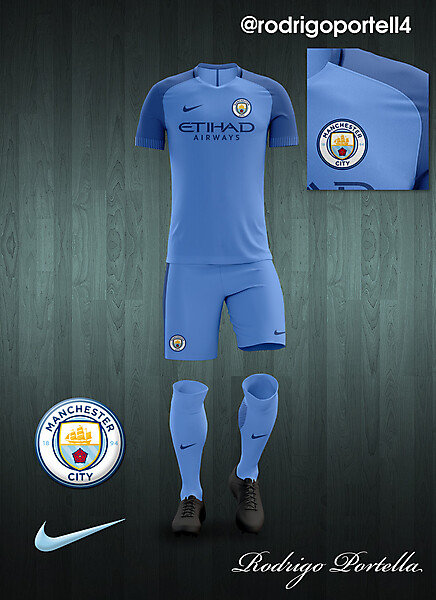 Manchester City 2016-17 home kit