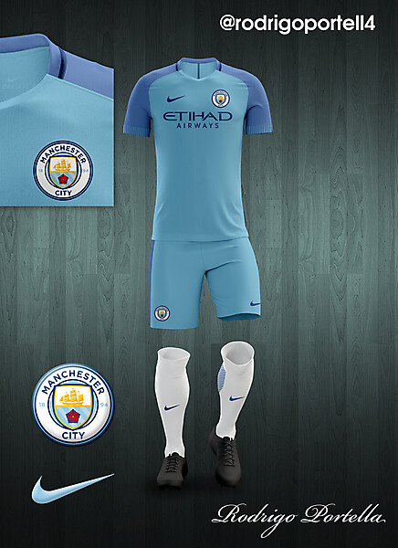Manchester City 2016-17 home kit concept V2