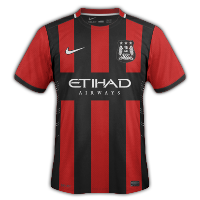 Manchester City Away kit for 2015/16 with Nike