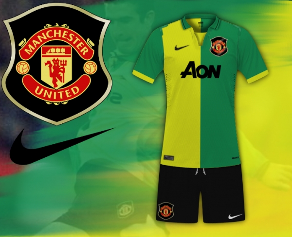 Manchester United Retro Away Kit