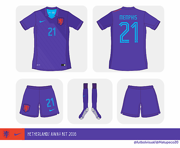 Netherlands Euro away shirt 2016 // Prediction //