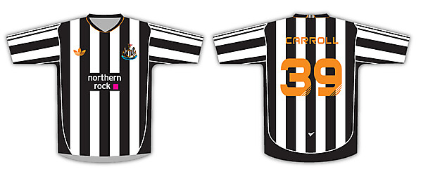 newcastle home shirt