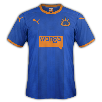 Newcastle United Away kit for 2014/15 with Puma