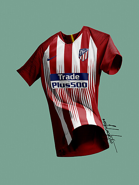 Polvoriento fricción Apuesta Nike Atlético de Madrid 2018-19 Home Jersey