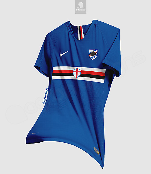 Nike Sampdoria Home Kit Concept