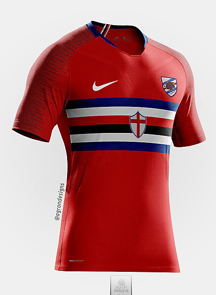 NIKE_VAPOR_2018 SAMPDORIA THIRD KIT CONCEPT