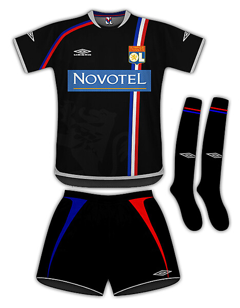 Olympique Lyon champions league kit