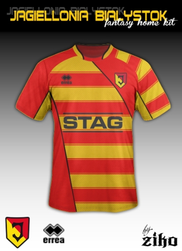 Polish Ekstraklasa Fantasy Kits Concepts - Jagiellonia Bialystok