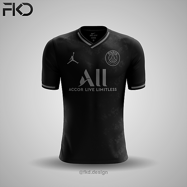 psg black jordan kit