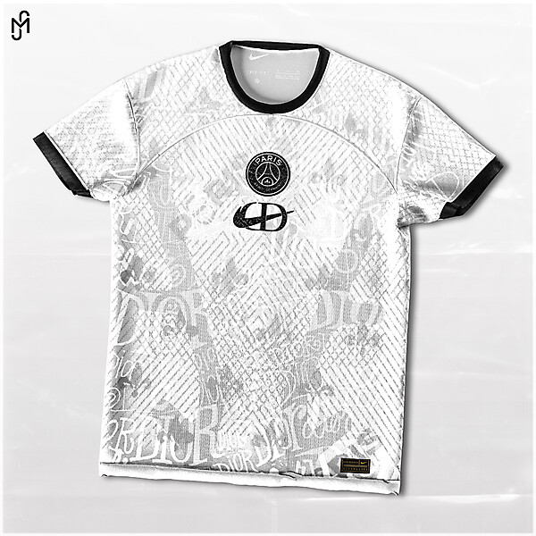 DIOR PARIS SAINT GERMAIN WHITE T-SHIRT